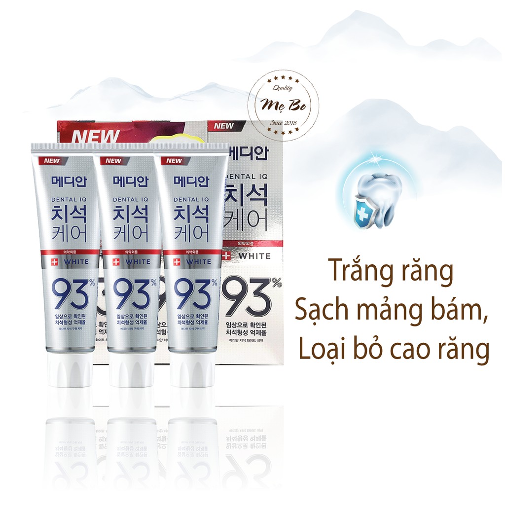 Kem Đánh Răng Median Dental IQ 93% Hàn Quốc 120g