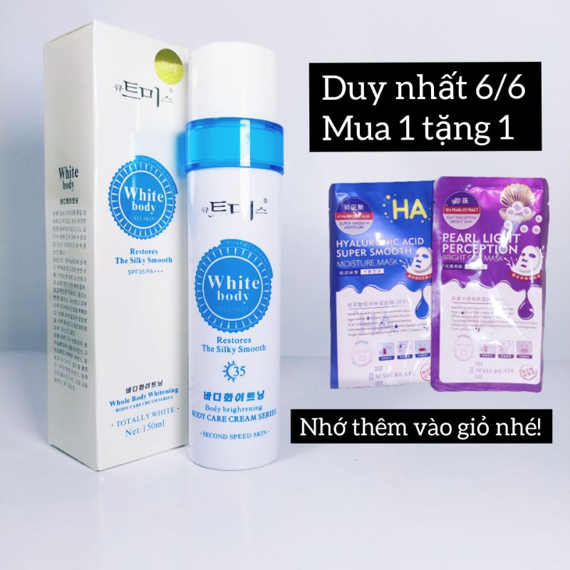 KEM CHỐNG NẮNG KÍCH TRẮNG DA HÀN QUỐC WHITE BODY | BigBuy360 - bigbuy360.vn