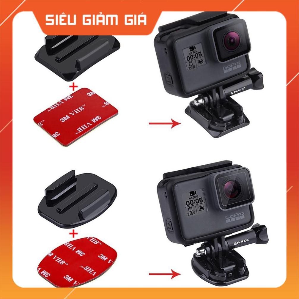 Free Ship - Miếng dán và đế gắn máy quay GoPro, Xiaomi Yi, SJCAM