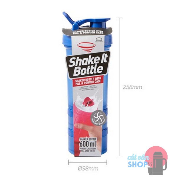 [Có Video] Bình Lắc SHAKE IT Lock&amp;Lock 600ml HAP945