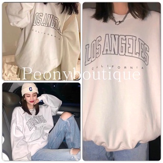 🌸 Sweater form rộng hoodie màu trắng in chữ cá tính Ulzzang 🌸