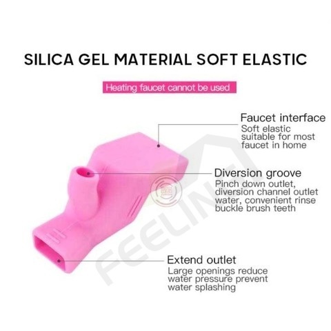 Dụng Cụ Nối Dài Vòi Nước Bằng Silicone Đàn Hồi Tốt Tiện Dụng