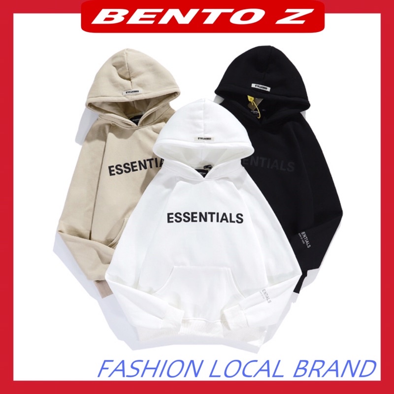Áo nỉ hoodie ESSENTIALS nam nữ fom rộng unisex oversize chất nỉ ngoại may 2 lớp tỉ mỉ hình in dẻo Hàn Quốc  AT 9811 | BigBuy360 - bigbuy360.vn