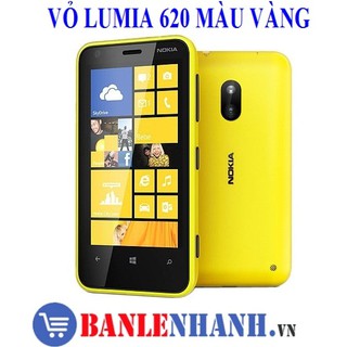 Nắp lưng lumia 620 màu vàng