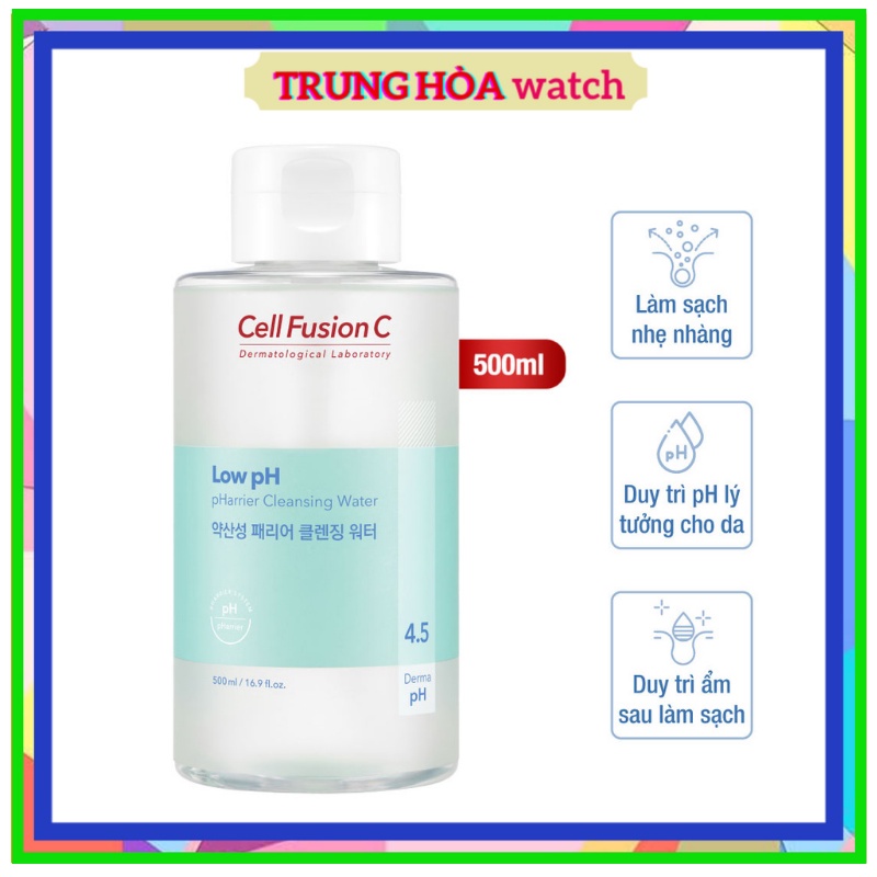 (GIÁ SĨ) Cell Fusion C Expert–Nước Hoa Rửa Mặt Cấp Ẫm Cân Bằng pH Da-duy trì PH lý tưởng-Low pH pHarrier Cleansing Water