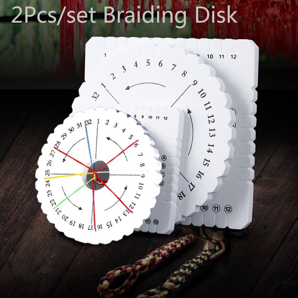 Set 2 Đĩa Bện Dây Làm Trang Sức Thủ Công