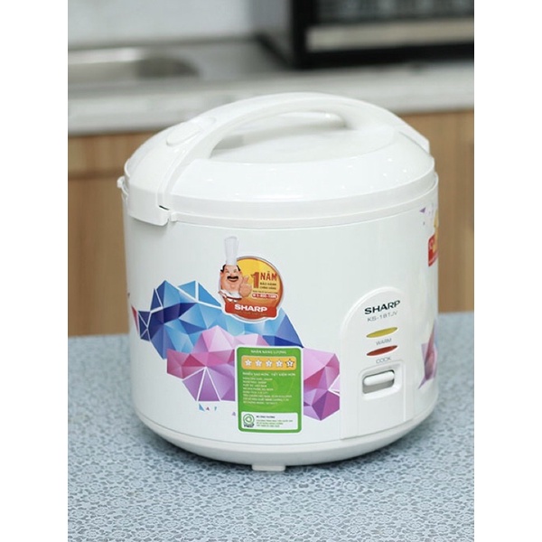 Nồi cơm điện Sharp 1.8 lít KS-18TJV