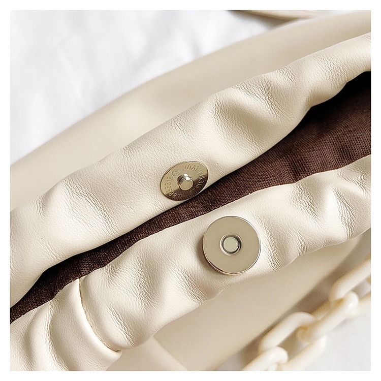 IELGY Túi Đeo Chéo Xếp Ly Nhỏ Gọn Phong Cách Phương Tây Mới Cho Nữ