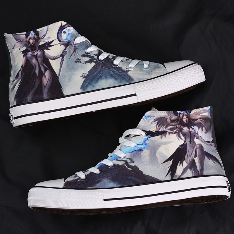 [HÀNG ORDER] GIÀY SNEAKER CỔ CAO IG CAMILLE, KAISA, LEBLANC LOL (GRAFFITI)