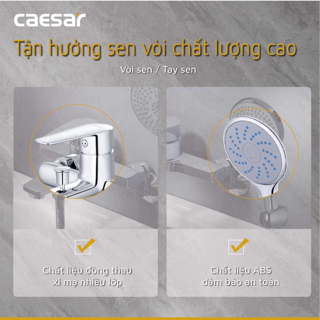 Sen tắm nóng lạnh S383C Caesar