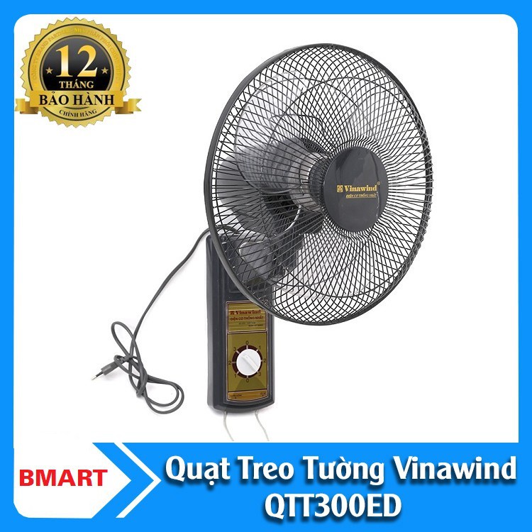 [FreeShip] Quạt treo tường Vinawind điên cơ Thống Nhất, Hàng chính hãng - BH 12 tháng - Bmart