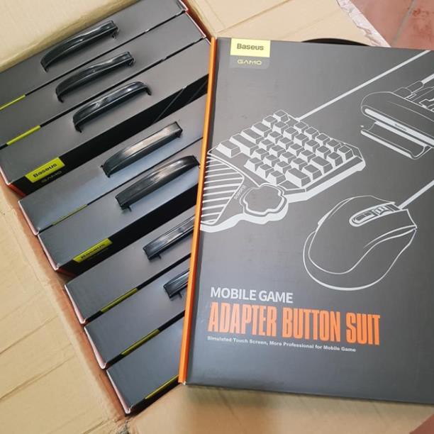 Bộ sản phẩm hỗ trợ chơi Game Baseus GAMO Mobile Game Suit (Combo Chuột +Bàn phím cơ+Adaptor cho Game thủ PUBG/Liên Quân) | BigBuy360 - bigbuy360.vn