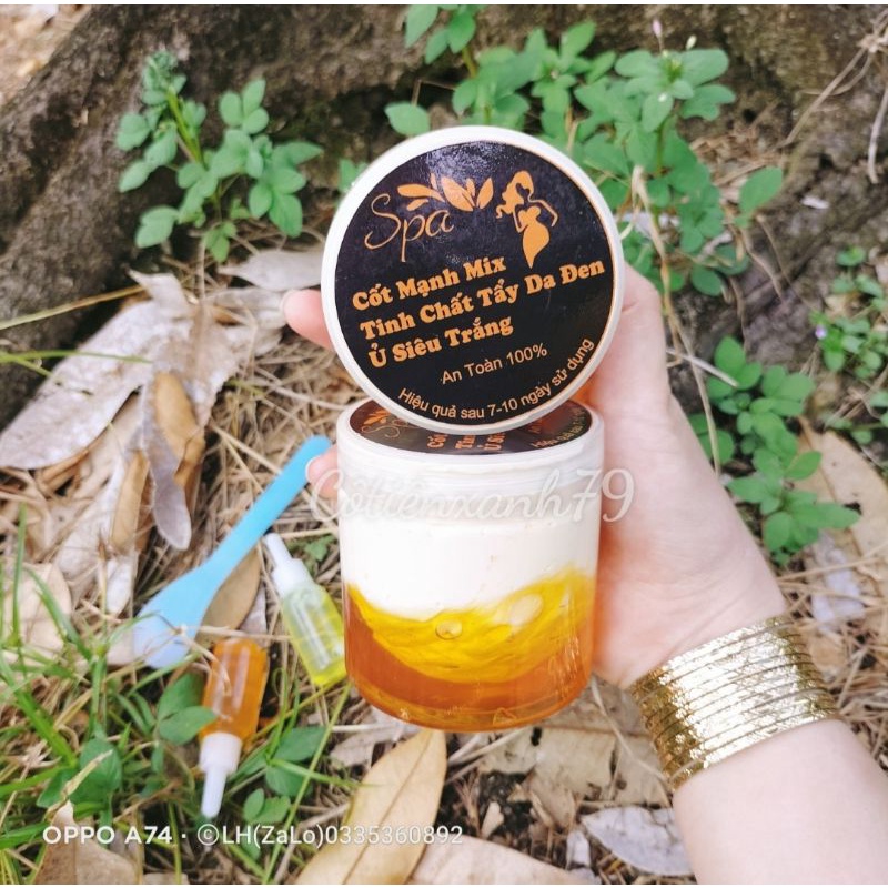 Body cốt ủ spa siêu trắng chất kem độc quyền