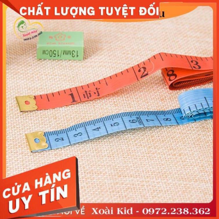 [auth] Thước dây đo 150cm - Thước dây may đồ, đo eo đầu bọc sắt [Hot]