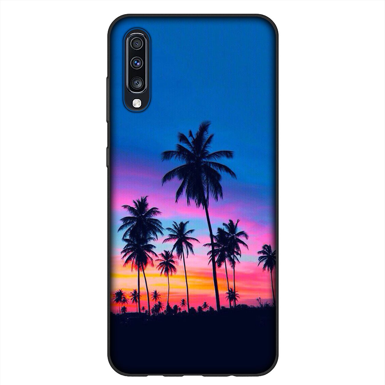 Ốp Lưng Mềm In Hình Hoa Sen Tím Cho Samsung Galaxy A50 A40 A30 A20 A10 A70 A50S A30S A20S A10S M20