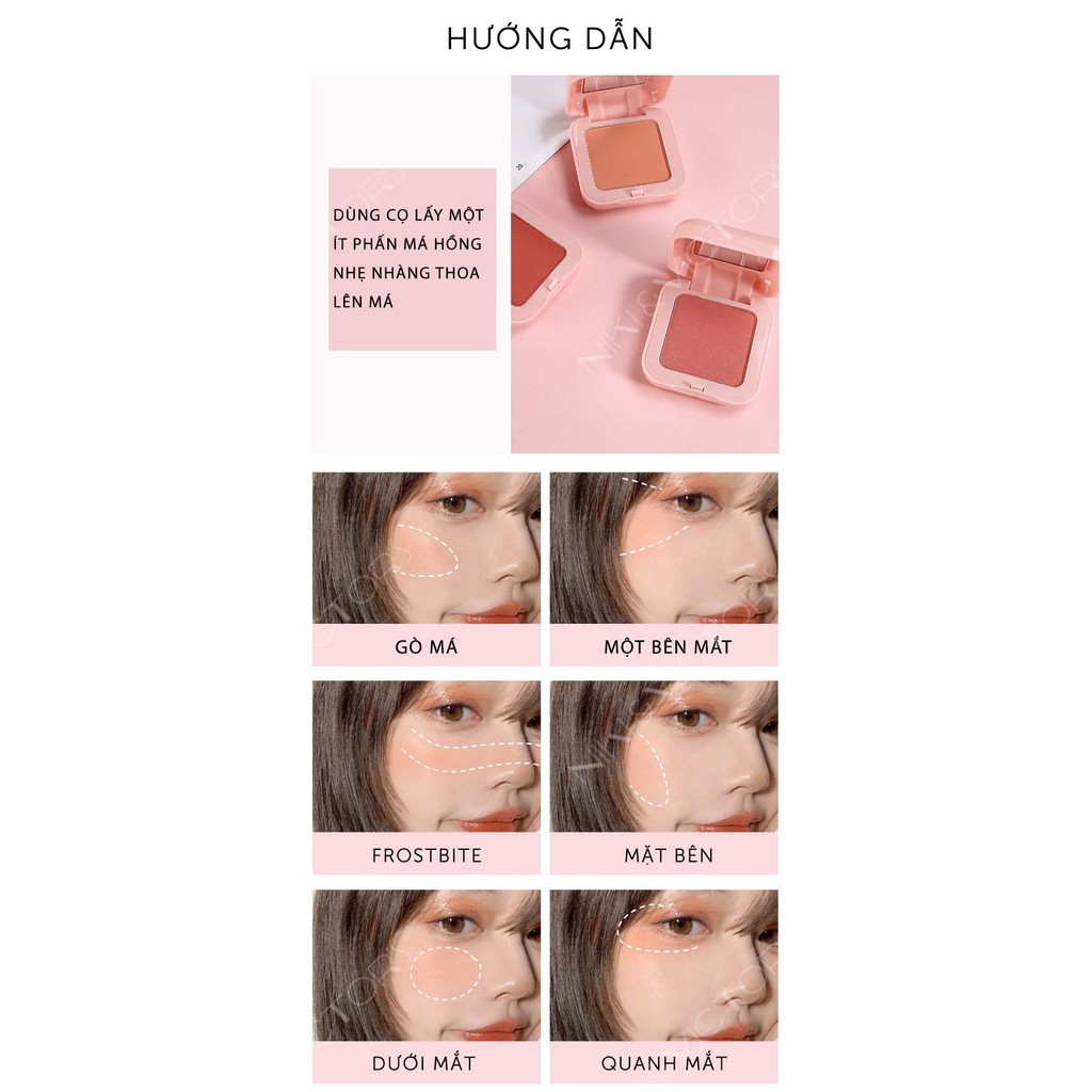 Phấn Má Hồng Đơn Sắc Lameila Blusher Color Geometry