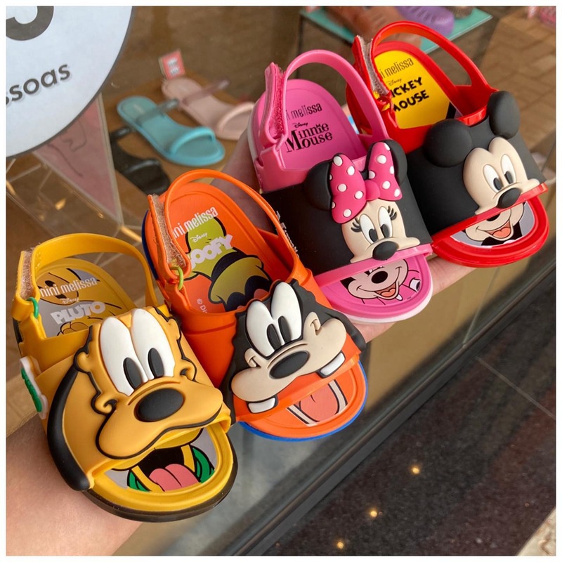 Giày sandal MELISSA XZ7X dạng thạch nhẹ như bay thiết kế hoạt hình 2021 mới dành cho trẻ em