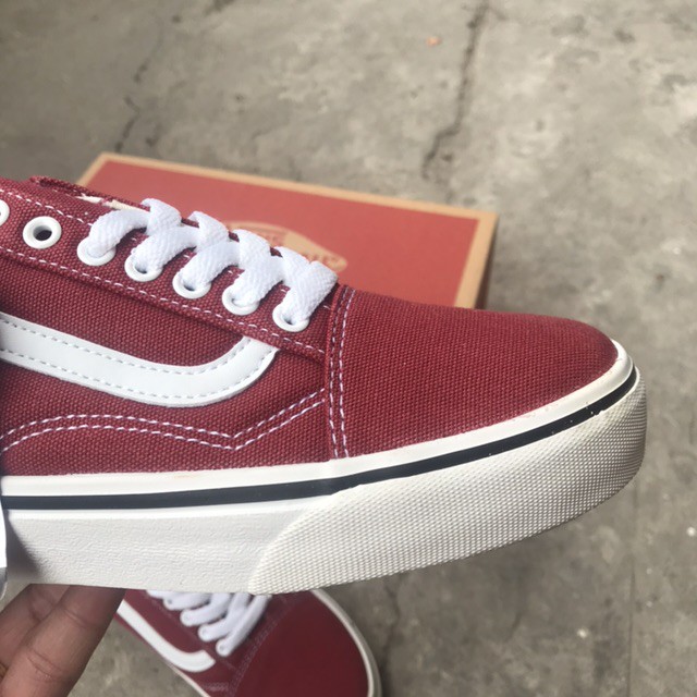 [Freeship từ 99k] GIÀY V. A. N. S OLD SKOOL ĐỎ ĐUN (Full box)