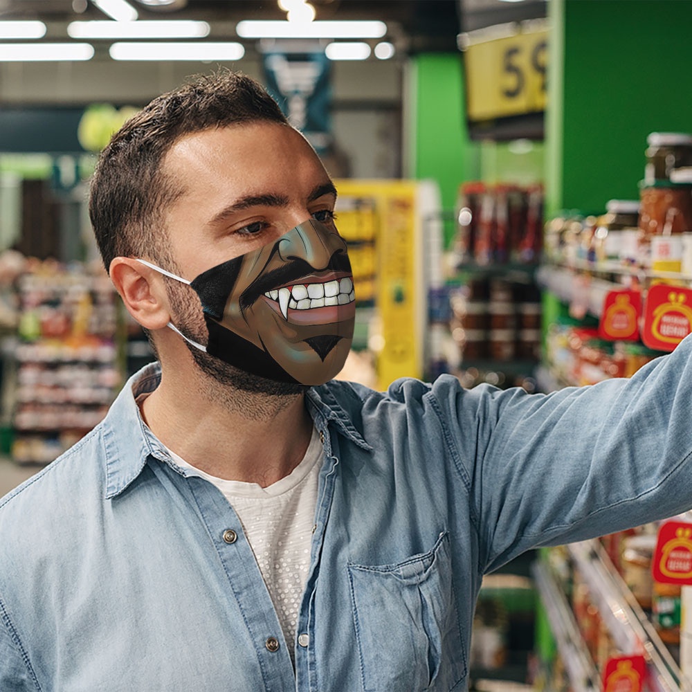 Khẩu trang cute đáng yêu dễ thương cho bé hoạt hình vui nhộn Hình Vẽ DRAWN CARTWELL có thể giặt và tái sử dụng không đau