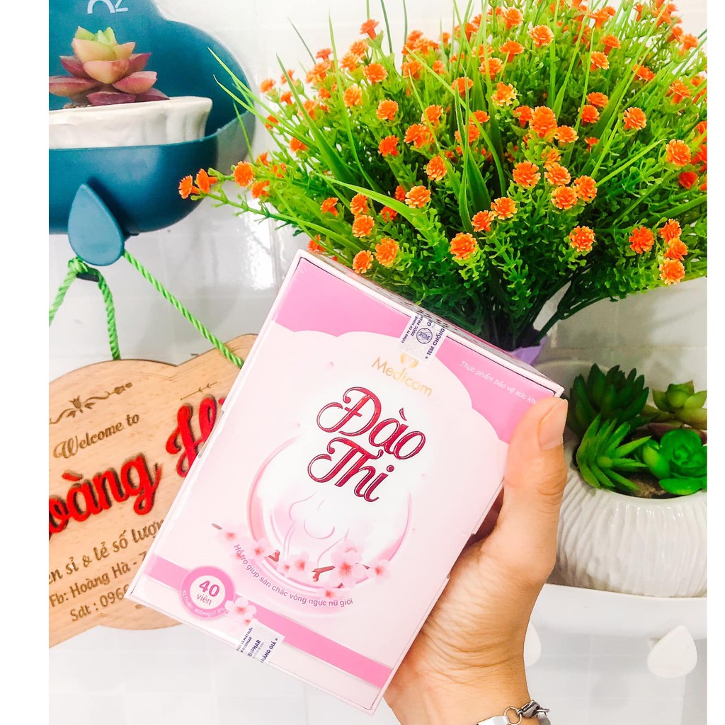 VIÊN UỐNG NỞ NGỰC ĐÀO THI Hộp 40 viên | BigBuy360 - bigbuy360.vn