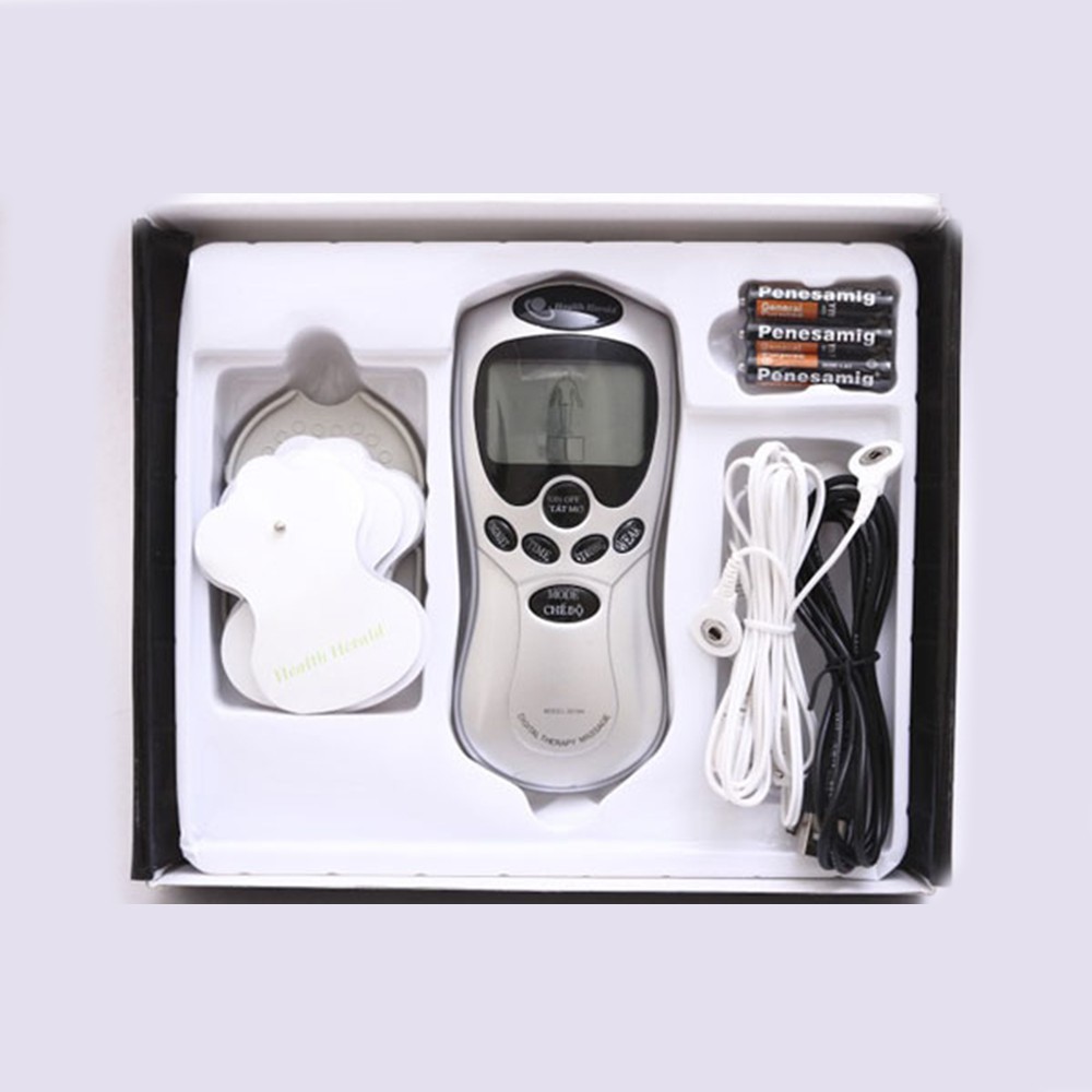 Máy massage xung điện Digital Therapy Machine SYK-208 4 miếng dán vật lý trị liệu mát xa châm cứu - [Louttaine]