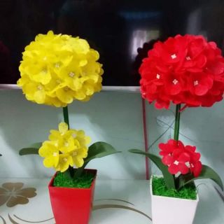 1 Bộ nguyên liệu hoa tú cầu _ hoa handmade 0907519890