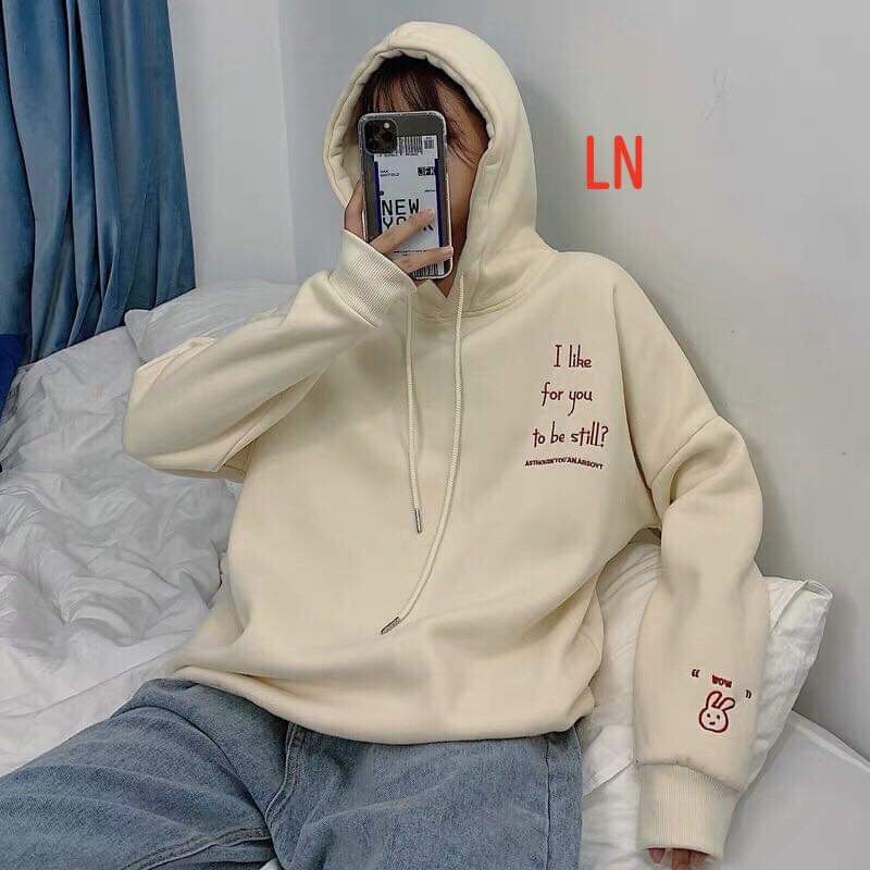 [FREESHIP ĐƠN TỪ 50K] Áo hoodie tay in thỏ LNG1119