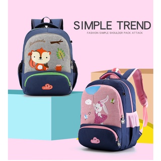 Balo cặp sách cho bé trai bé gái mẫu giáo Rabbit, Balo Nhí Thời Trang cho bé từ 5-7 tuổi +Tặng cá heo luyện viết chữ đẹp