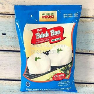 Bột Bánh Bao 🍔TRỘN SẴN🍔 Mikko 1kg, tự tay làm bánh bao thơm ngon dùng cho bữa ăn, mang đi dã ngoạiại