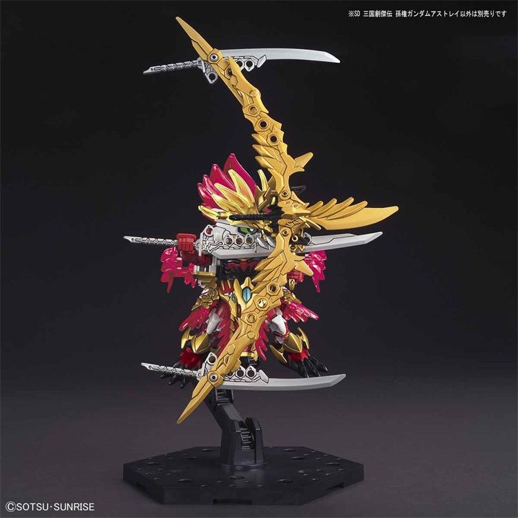 Mô hình lắp ráp Bandai Gundam SD Tam Quốc Chuangjie Chuan Sun Quan Heresy Red