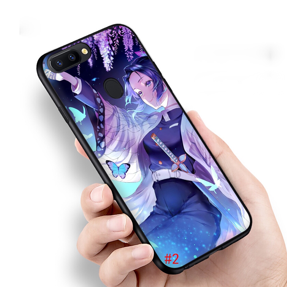 Ốp điện thoại dẻo họa tiết hoạt hình Kimetsu no Yaiba Shinobu cho OPPO F5 F7 F9 F11 F17 PRO A73 2017 A7X A9 2019 FIND X3 LITE LN60