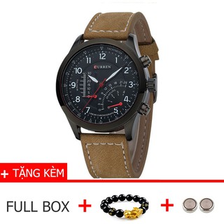 [ GIÁ CỰC SỐC ] Đồng hồ nam thời trang cao cấp Curren 8152 + Tặng kèm vòng tay tỳ hưu phát tài