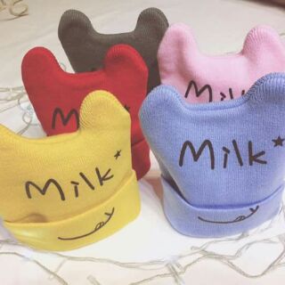 Mũ len milk cho bé