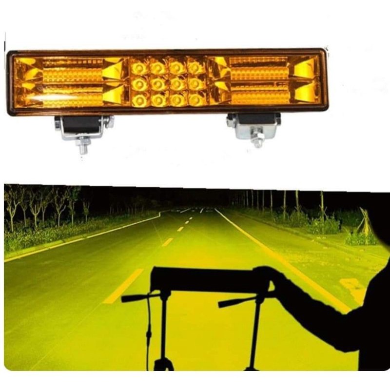 Đèn led trợ sáng 30cm điện 12v - 24v dùng chung lắp cho xe máy, xe tải