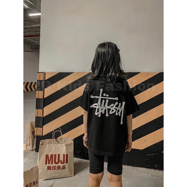 Áo Phông đen Stu.ssy 2Bkids Fashion