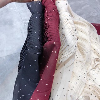 Váy maxi chấm bi