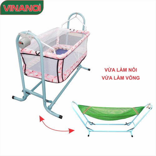 Nôi võng tự động cho bé hai trong một Vinanoi - NV25