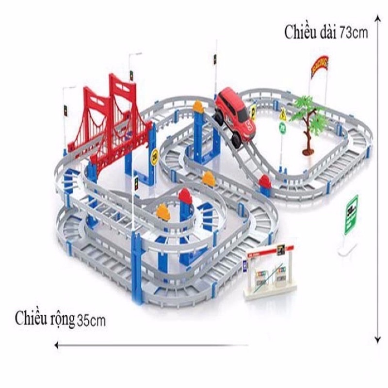 Đồ chơi ô tô chạy trên đường ray Cỡ lớn- Kích thích sự sáng tạo của bé