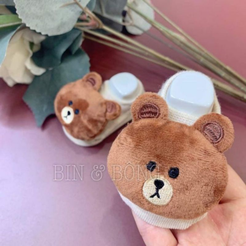 Tất Thú 3D Có Chống Trượt Cho Bé 0-12 Tháng