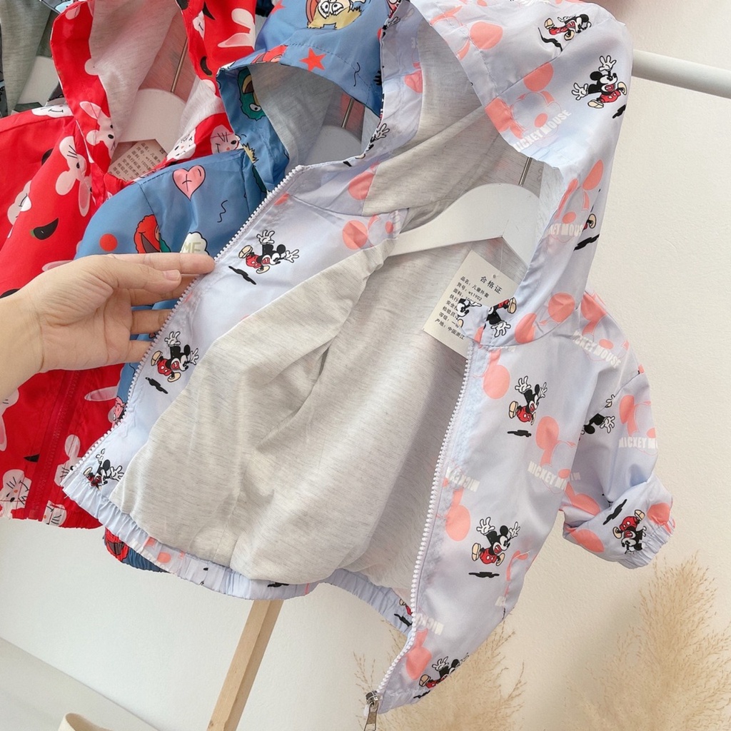 ✅9-21kg✅ ÁO GIÓ QUẢNG CHÂU 2 LỚP LÓT COTTON CHO BÉ Mẫu 2021