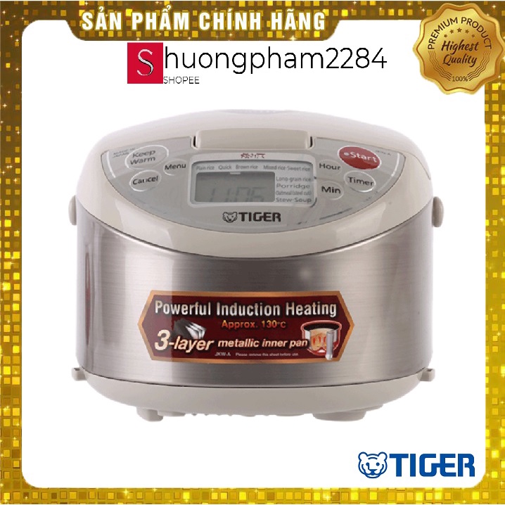 Nồi Cơm Cao tần Tiger JKW-A18W - 1.8L - Hàng chính hãng