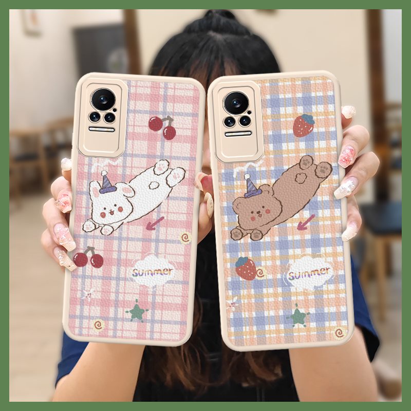 Youth Cartoon Phone Case For Xiaomi Civi 5G/Civi 1S Raised camera protection leather protective funny heat dissipation