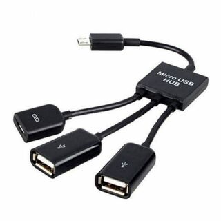 Cáp Chia OTG 3 Cổng - Hug OTG 3 in 1