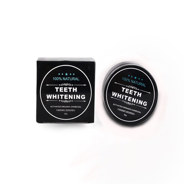 Bột Trắng Răng Than Tre Hoạt Tính TEETH WHITENING