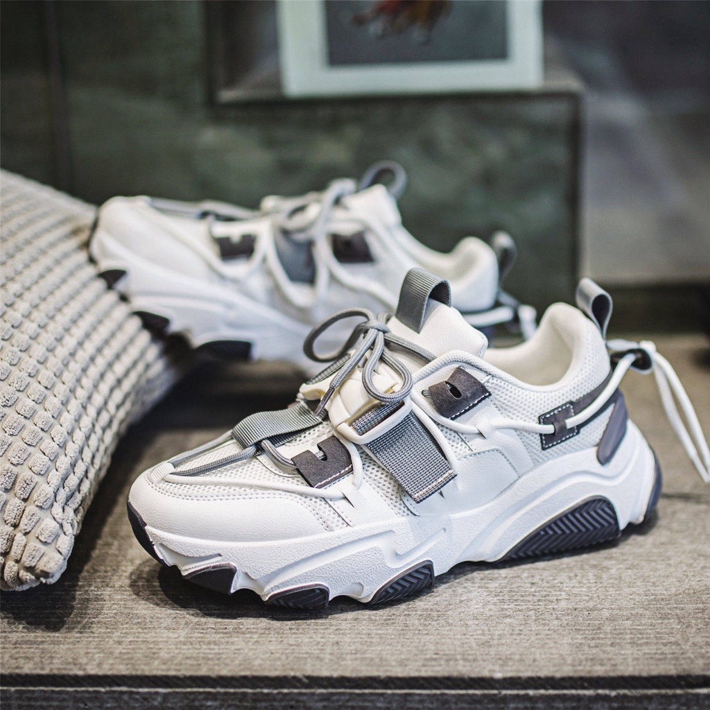 Giày thể thao nam tăng chiều cao Giày Thể Thao Màu Đen Nâng Chiều Cao Thời Trang Hàn Quốc