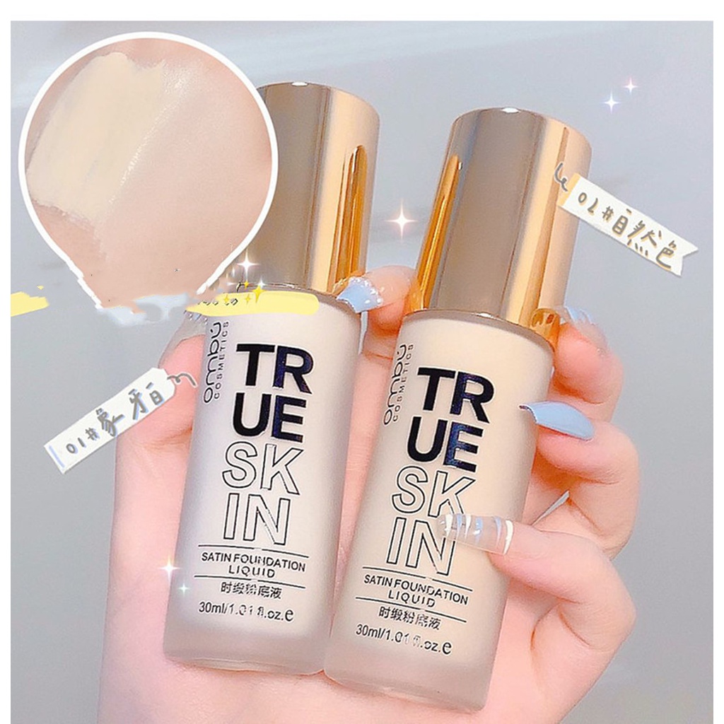 [Hàng mới về]Kem Nền OMBU Dạng Lỏng Độ Che Phủ Cao Trang Điểm Hoàn Hảo 30ml