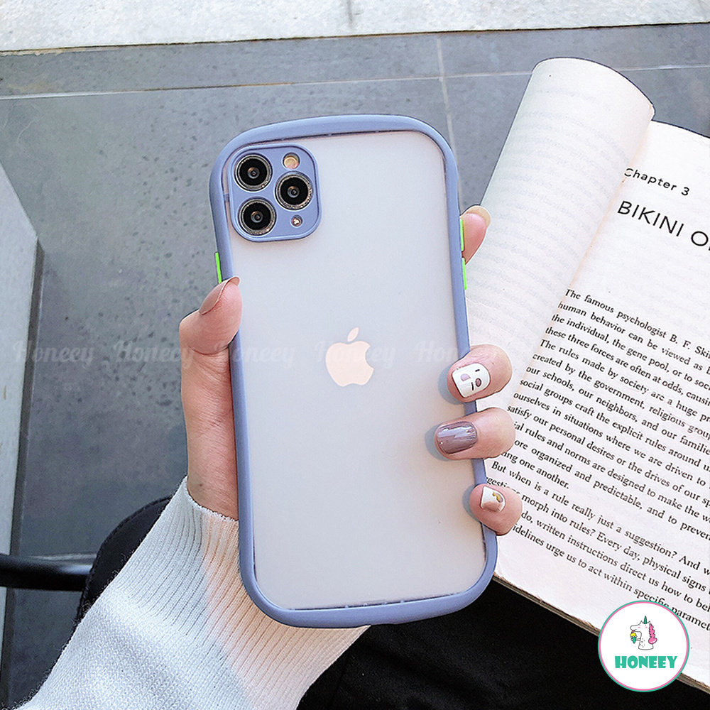 Candy Color Small Wrist Camera Lens Protector Matte Soft TPU Case for IPhone 11 Pro Max X Xs Max XR 8 7 Plus SE | BigBuy360 - bigbuy360.vn