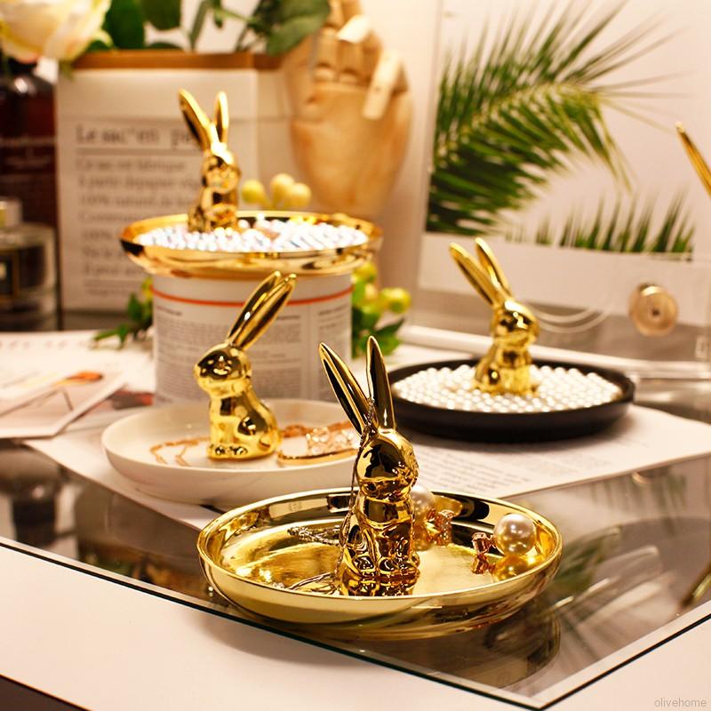 Khay Đựng Trang Sức Bằng Gốm Hình Hồng Hạc Đáng Yêu | BigBuy360 - bigbuy360.vn