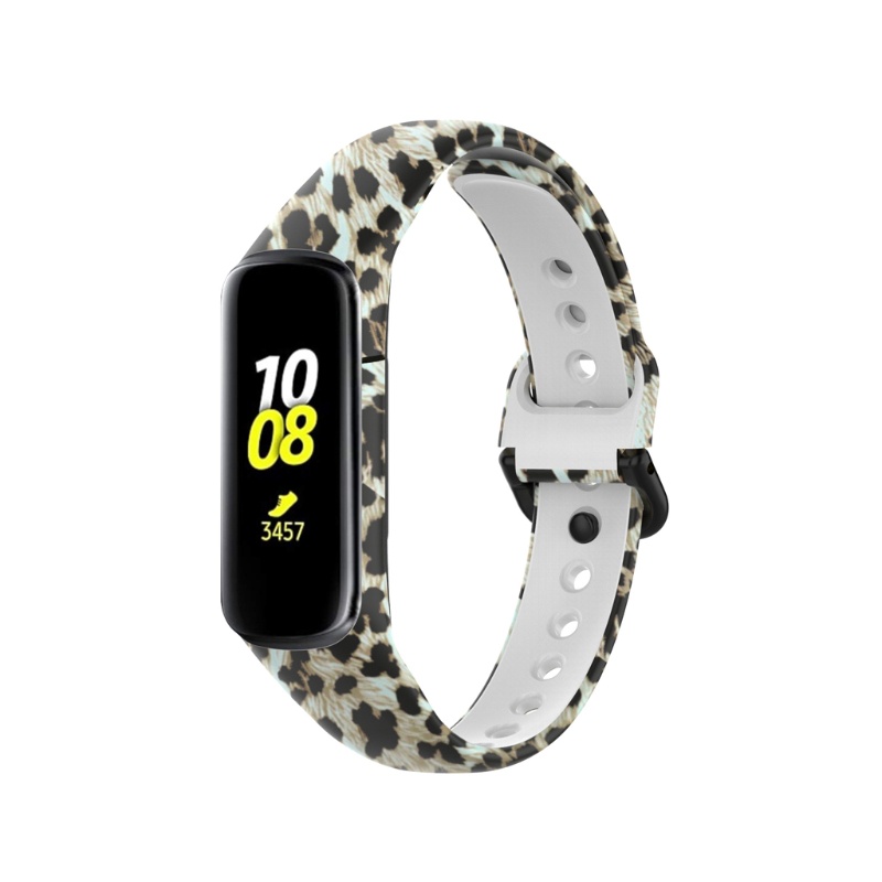 Dây đeo silicon họa tiết ngôi sao cho đồng hồ thông minh Samsung -Galaxy Fit 2 SM-R220