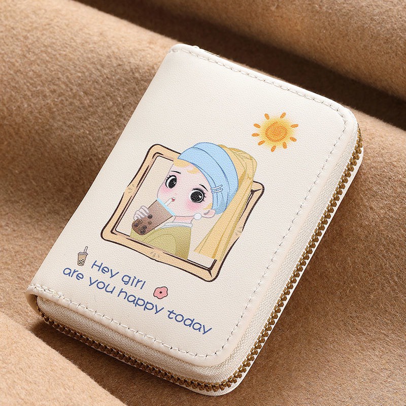 Ví Cho Nữ Mini Cute Tông Màu Be Hot Trend Nhỏ Gọn Bỏ Túi